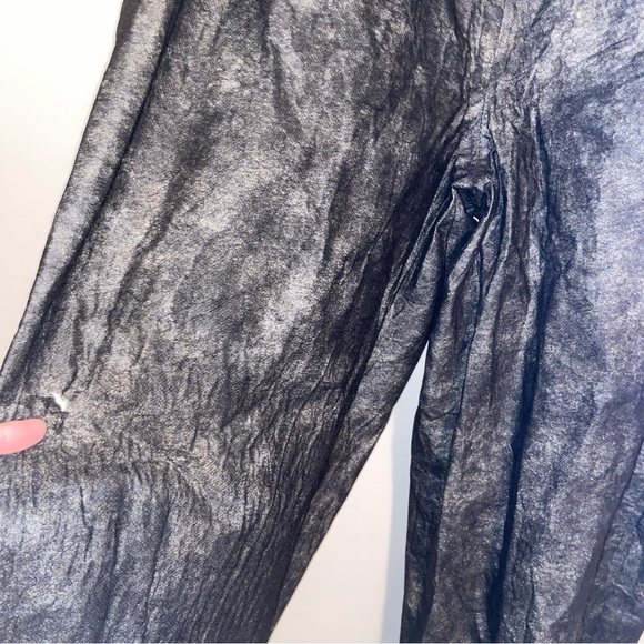 Froggtoggs Outerwear Rain Pants Mens Large Gray Black Pull on Drawstring Waist - Picture 6 of 11